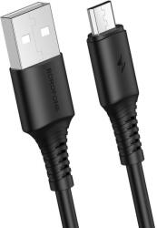 BOROFONE BX47 Coolway USB - Micro USB 2.4A kábel 1m fekete