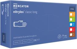 Mercator Medical Mercator nitrylex® classic kék orvosi púdermentes, hosszított nitril kesztyű - XL - Kék