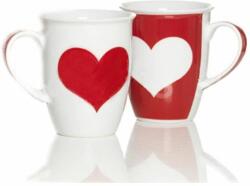 Ritzenhoff and Breker Cana rosie cu inima alba RITZENHOFF "Big Heart" 300 ml