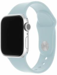 FIXED Szilikon Strap Set Apple Watch 38/40/41 mm, light turquoise (FIXSST-436-LGTU) kék óraszíj