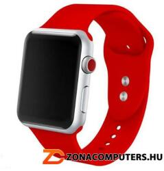  MYBANDZ Apple watch utángyártott szilikon óraszíj /piros/ 38/40 mm (APW381643)