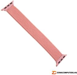 FIXED Elastic nylon strap Nylon Strap for Apple Watch 38/40mm, size L, (FIXENST-436-L-PI) pink karóra szíj