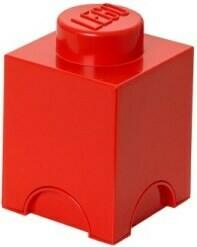 LEGO® Cutie de depozitare LEGO® 1 - roșu 125 x 125 x 180 mm (SL40011730akcia)
