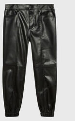 Calvin Klein Pantaloni din imitație de piele IG0IG01694 Negru Regular Fit