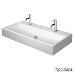Duravit VERO AIR 100x47 cm-es csiszolt mosdó két csaplyukkal, túlfolyó nélkül, Wondergliss bevonattal, 23501000721 (23501000721)