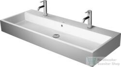 Duravit VERO AIR 120x47 cm-es csiszolt mosdó két csaplyukkal, Wondergliss bevonattal, 23501200261 (23501200261)