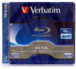 Verbatim BD-R írható két rétegű Blu-Ray lemez 50GB normál tok (43747 (43748))