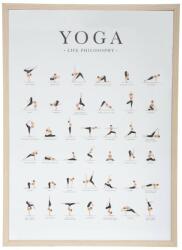 Atmosphera Createur D'interieur Poster Yoga, rama MDF, sticla, 52x72 cm