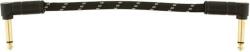 Fender Deluxe Series, pipás/pipás, 15 cm, fekete, patch kábel (0990820074-1)