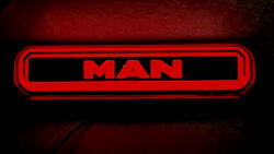 MAN LED dekor lámpa 24V Piros