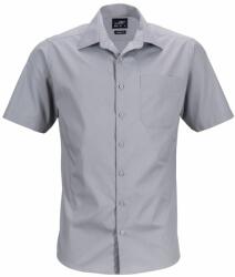James & Nicholson (Daiber) Férfi rövid ujjú ing JN644 - Acélszín | XL (1-JN644-1748553)