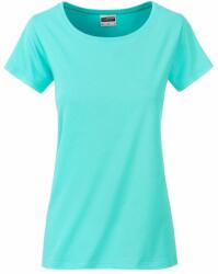 Daiber Tricou clasic de damă din bumbac organic 8007 - Mentă | XL (8007-1754789)