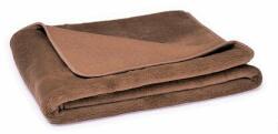 Vlnka Egyrétegű birka gyapjú takaró - barna ágynemű méretek 135x200