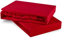 EMI Jersey piros színű gumis lepedő: Hosszított lepedő 160 x 220 cm