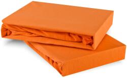 EMI narancssárga pamutjersey gumis lepedő: Full 140 x 190 cm