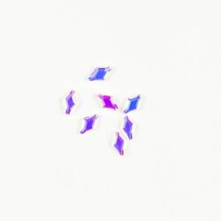 BRILLBIRD Műköröm Formakövek (10 db-os) rhombus 3x5mm pink AB