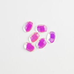 BRILLBIRD Műköröm Formakövek (10 db-os) oval 8x6mm pink AB