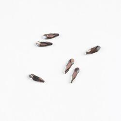 BRILLBIRD Műköröm Formakövek (10db-os) drop 2x6mm clear