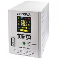 TED Electric UPS 3000VA 2100W runtime extins utilizeaza doi acumulatori (neinclusi) TED UPS Expert TED001672 (A0113105)