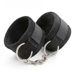 Crushious Dragoste Dura Catuse cu Velcro si Lant Extra de 40 cm Negre Versatile si Ajustabile