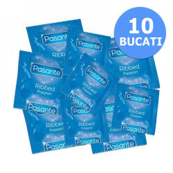 Pasante Healthcare Ltd Pasante Pasiune Prezervative cu Striatii pentru Placere Extra Intensa 10 bucati