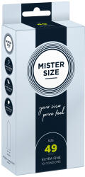 My Size Mister Size Prezervative de Marimea Perfecta Latime 49 mm pentru Placere si Siguranta 10 bucati