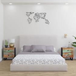 vidaXL Noptiere, 2 buc. , 40x33x46 cm, lemn masiv reciclat (345219)