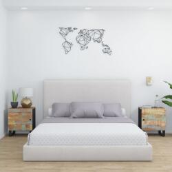 vidaXL Noptiere, 2 buc. , 40x33x46 cm, lemn masiv reciclat (345213)