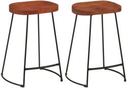vidaXL Scaune de bar Gavin 2 buc. 45x40x63 cm lemn masiv de mango (344915)