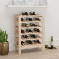 vidaXL Suport de vinuri, 61, 5x30x82 cm, lemn masiv de pin (822556) Suport sticla vin
