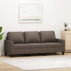 vidaXL Canapea cu 3 locuri, taupe, 180 cm, material textil (348716) Canapea