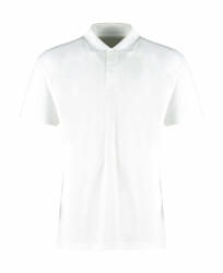 Kustom Kit Férfi rövid ujjú galléros póló Kustom Kit Regular Fit Cooltex Plus Micro Mesh Polo M, Fehér