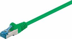 Goobay S/FTP CAT6a Patch kábel 0.5m - Zöld (93660)