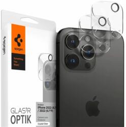 Spigen "Glas. tR SLIM EZ Fit Optik Apple iPhone 14 Pro Max/14 Pro Tempered kameravédő fólia (2db)