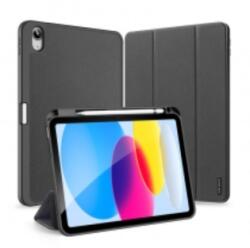 Dux Ducis DOMO Series Luxury Smart Wake Sleep PU+TPU Trifold állványos fliptok, védőtok Apple iPad 2022, 10th, fekete