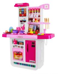 Inlea4Fun Bucătărie cu efecte sunet și lumini și multe accesorii, Delicous Dressing Inlea4Fun - roz (RA-ZDZ.WD-A23) Bucatarie copii