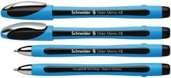 Schneider Pix SCHNEIDER Slider Memo XB, rubber grip, accesorii metalice - scriere neagra (S-150201) - officeclass
