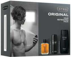 STR8 Set Cadou Str8 Original, Barbati, Lotiune dupa Ras 50 ml, Deodorant Spray 150 ml si Gel de Dus 250 ml