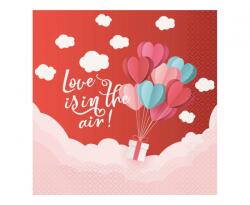 GoDan Салфетки - Love Is In The Air, червени, 33 х 33 см 20 бр