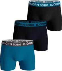 Björn Borg Boxeri sport bărbați "Björn Borg Cotton Stretch Boxer 3P - black/blue/navy blue