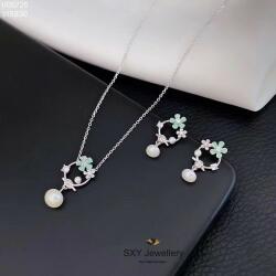 SXY Jewellery Дамски сребърен комплект "Миг от пролетта" | v05725
