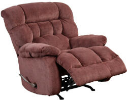 TV fotel háromféle relax mechanizmussal extra kényelmes üléssel mikroszálas plüss kárpittal - Daly (Daly-TV-fotel)