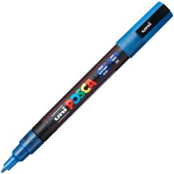 uni Marker UNI PC-3ML Posca 0.9-1.3 mm, cu sclipici, albastru (M1278)