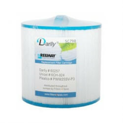 Darlly WF-102DY Darlly® Whirlpool Filter 60257 (helyettesíti az SC798, SR24, 6CH-924, PWW25SV-P3, Sunrise Spa szűrőt)