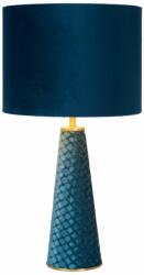 Lucide Velvet kék asztali lámpa (LUC-10501/81/37) E27 1 izzós IP20 (10501/81/37)