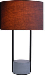 Viokef Lighting Allegro fekete asztali lámpa (VIO-4219400) E27 1 izzós IP20 (4219400)