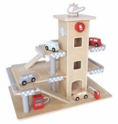 Eco Toys Parcare din lemn cu etaje si lift Ecotoys CA12104 (ediCA12104) - babyneeds
