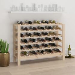 vidaXL Suport de vinuri, 109, 5x30x82 cm, lemn masiv de pin (822546) - vidaxl