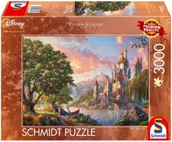 Schmidt Spiele Puzzle Schmidt din 3000 de piese - Lumea magică a lui Belle (57372)