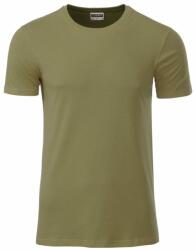 James & Nicholson (Daiber) Klasszikus férfi biopamut póló 8008 - Khaki | XXL (1-8008-1755204)